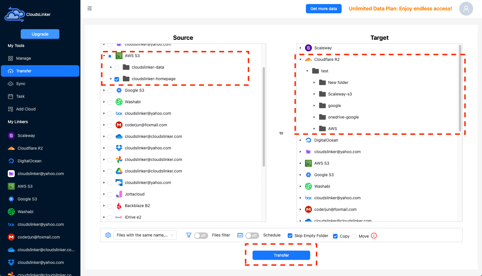 Configuring Cloudflare R2 in CloudsLinker