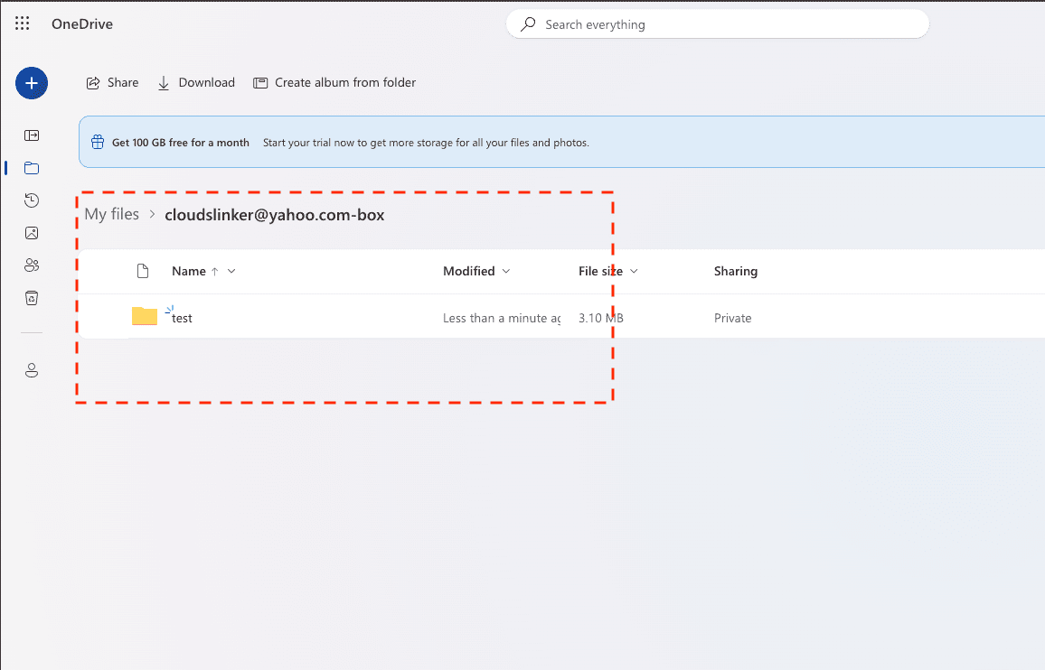 Successful migration completion notification in CloudsLinker.